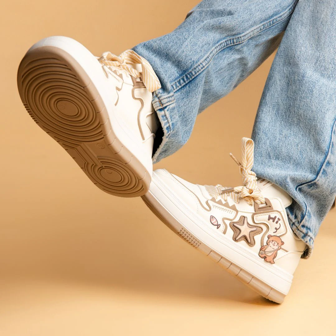 *CLEARANCE* Ultra Friendly Sea Otter Chunky Mid Top Shoes - Women's - Image 10