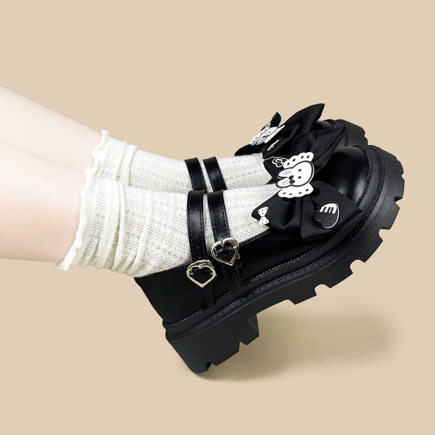 Piano Bunny Kawaii Chunky Mary Janes - Women's - Image 8