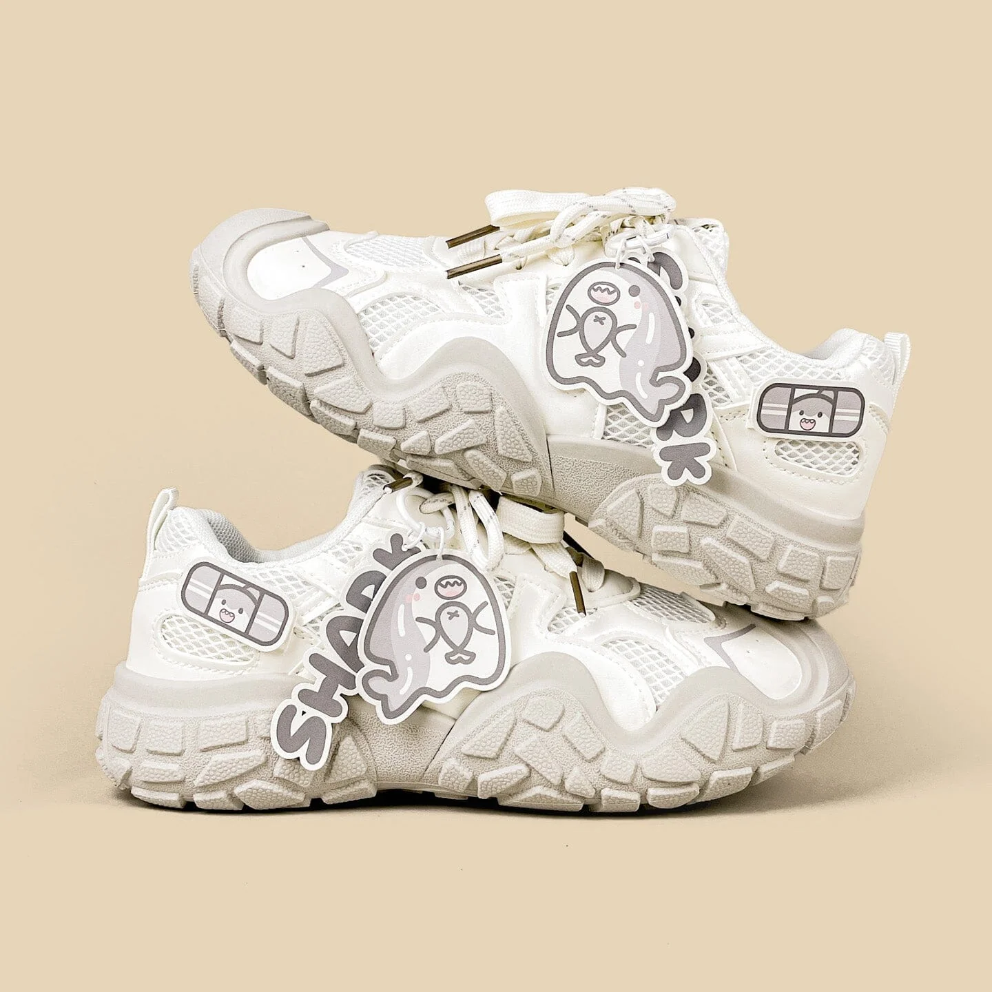 Ultra Chubby Kabbu Sharku Cream Chunky Sneakers – Women's - Image 3