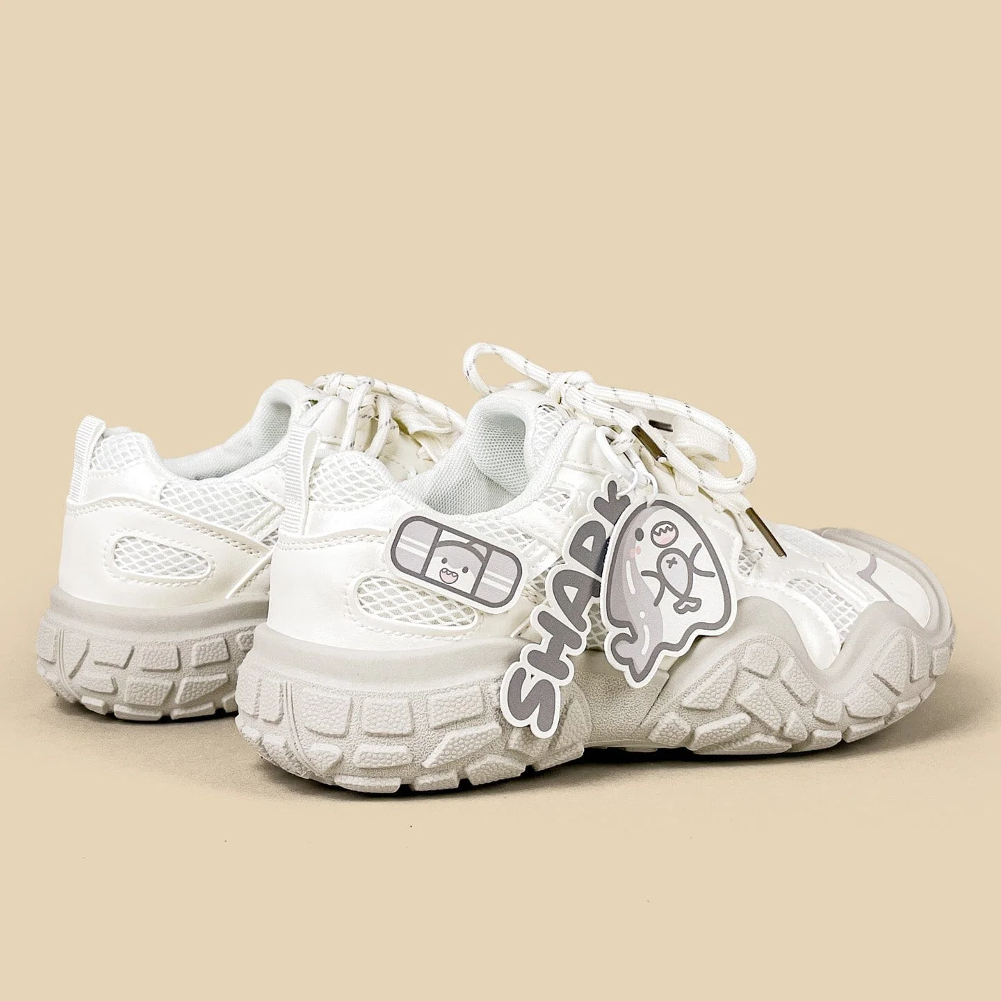 Ultra Chubby Kabbu Sharku Cream Chunky Sneakers – Women's - Image 5