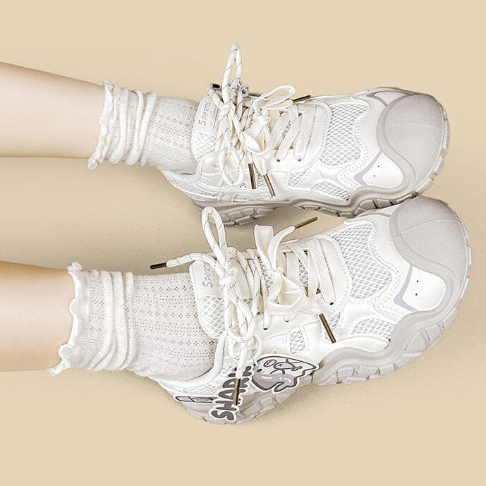 Ultra Chubby Kabbu Sharku Cream Chunky Sneakers – Women's - Image 9